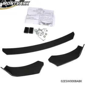 2014mmo000102 2014mmotor New Fit For Universal Car Front Bumper Lip Chin Spoiler Splitter Plate Diffuser