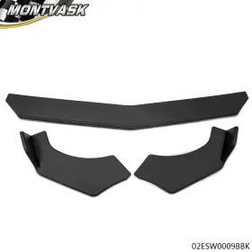 2014mmo000729 2014mmotor New Fit For Gmc Honda Civic Bmw Benz Universal Front Bumper Lip Chin Spoiler
