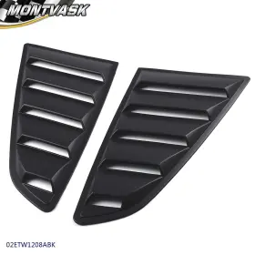 Mmo087 2014mmotor Fit For 2015-2021 Ford Mustang Coupe Quarter Side Window Louver Scoop Cover