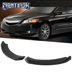 Mmo408987 2014mmotor Universal Front Bumper Lip Spoiler Splitter Diffuser Winglet Type 2pcs Black