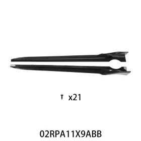 Mmo652236 2014mmotor Fit For 19-25 Bmw G05 X5 M Sport Gloss Black Side Skirts Extension Rocker Panel