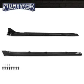 Mmo836652 2014mmotor Fit For 16-21 Honda Civic Sedan Type-r Style Side Skirts Extension Carbon Look