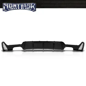 Mmo889989 2014mmotor Fit For 14-20 Bmw F32 F33 F36 4 Series M Sport Rear Bumper Diffuser Quad Exhaust