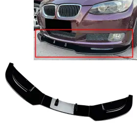 22shopde 550733577329 Us For Mercedes Benz C Class W204 Black Front Bumper Lip Bmw 3 Series E92