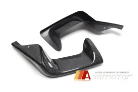 D2sp-jas6 3amotor Carbon Fiber Exhaust Trim Heat Shields For 11-14 Subaru Impreza Wrx Sti Sedan