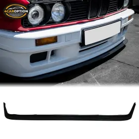 4car-blf-be3084mda 4caroption Fits 84-92 Bmw E30 3-series Mda Style Front Bumper Lip Chin Spoiler Pu Unpainted