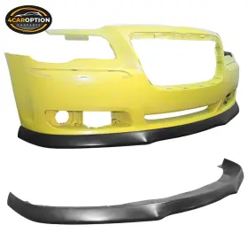 4car-blf-c30011ik-pu 4caroption Front Bumper Lip Fits 11-14 Chrysler 300 Ik Style Splitter Pu