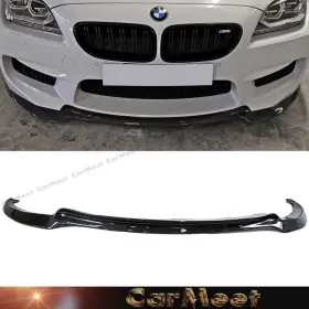 Bwf12m6-vfl-cf 7cm Bwf12m6-vfl-cf#7c1rfl Carbon Fiber Pattern Front Lip V Look For 13-17 Bw F12 F13 F06 M6 Factory Bumper