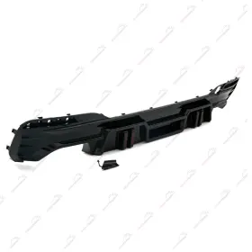 Ut-g30-rl6-gb 8tpart For Bmw 2018-23 G30 530i 540i Sedan Gloss Black Rear Bumper Diffuser With Led Light