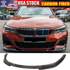M340i Aacarfans Factory 569807673147 For 2019-22 Bmw G20 330i G28 Real Carbon Front Bumper Lip Splitter Spoiler