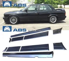 Abs Dynamics E30 M3 87-91 Bmw 3-series Sedan 4dr M-tech 4 Door Panel Side Skirt 10pcs