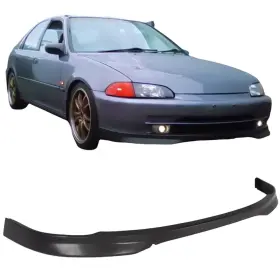 Flip-ppr-c9295-4d-tr Abs Dynamics Fit 92-95 Honda Civic 4dr Sedan Tr Style Pp Front Bumper Lip With Hardware