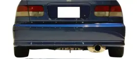 Rlip-ppr-c9900-2d Abs Dynamics Fits 99-00 Honda Civic Ek 2/4dr Jdm Type-r Rear Lip Pp Plastic Unpaint Black