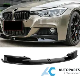 Np24053013 Ac-autoparts Aftermarket Front Bumper Lip Splitter For 2012-2019 Bmw 3 Series F30 F31 M Sport Gloss B