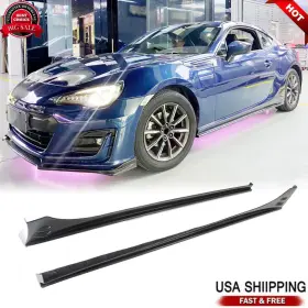 Acarking Factory 569806990269 For Toyota 86 Subaru Brz 2013-2020 Real Carbon Side Skirt Extension Lip Body Kit