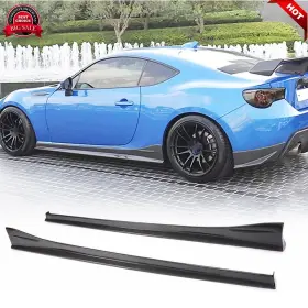Acarking Factory 569807743871 For Toyota 86 Subaru Brz 2013-2020 Real Carbon Side Skirt Extension Lip Body Kit