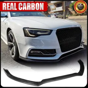 Sp-lxcl978 Acarking For Audi S5 Sline B8.5 Coupe 2013-17 Real Carbon Fiber Front Bumper Lip Splitter