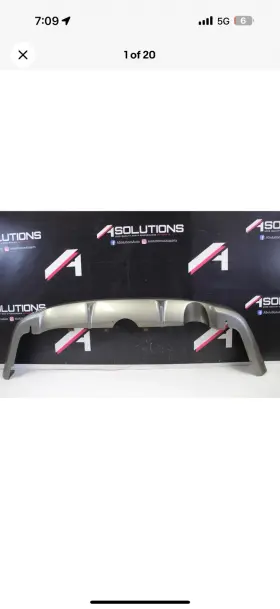 08f03-s6m-0m00-04 Acura 02-04 Rsx Type-s A Spec Rear Bumper Dc5 Spoiler Lip Oem
