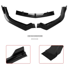 Ad119556v01 Adv Us For 2018-2021 Acura Tlx Front Bumper Lip Painted Black X1