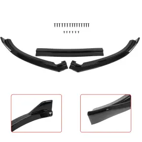 Ad119572v01 Adv Us For 2012-2014 Vw Volkswagen Jetta Front Bumper Lip Painted Black X1