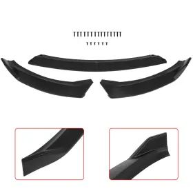 Ad119573v01 Adv Us For 2014-2016 Kia Forte Ex Lx Sx Front Bumper Lip Matt-black X1