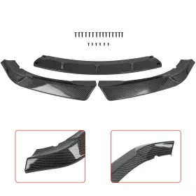 Ad119580v01 Adv Us For 2002 - 2005 Bmw E46 3-series Sedan Front Bumper Lip Carbon Fiber Color X1