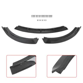 Ad119591v01 Adv Us For 2010-2013 Kia Forte / Forte5 Front Bumper Lip Carbon Fiber Color X1