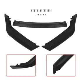 Ad127861v01 Adv Us For 2021-2023 Honda Accord Sedan Front Bumper Lip Matt-black X1