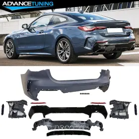 Adv-8-rb-g22m440 Advancetuning For 21-25 Bmw G22 G23 430i/m440i Rear Bumper M440i Style Replacement With Diffuser