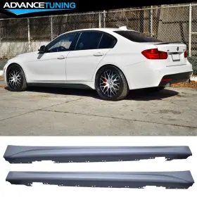 Adv-8-sk-f30-1213 Advancetuning Fits 12-18 Bmw F30 3-series M-t M Sport Style Side Skirts Extensions Splitter Pp
