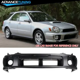 Adv-bkp-siwrx02oe-f Advancetuning Fits 02-03 Subaru Impreza Wrx Sedan Wagon Oe Front Bumper Cover Pp Unpainted