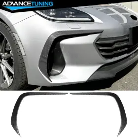 Adv-blc-sbrz22ik2p-cfl Advancetuning For 22-25 Subaru Brz Ikon Front Bumper Side Splitters Canards Carbon Fiber Paint