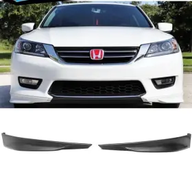 Adv-blf-ha134h2p-pp Advancetuning Fits 13-15 Honda Accord Sedan Hfp Style Unpainted Front Bumper Lip Spoiler 2pcs