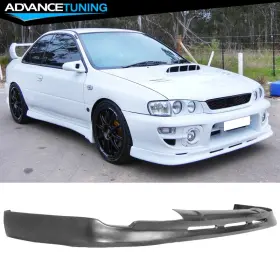 Adv-blf-si02p1-pu Advancetuning Fits 02-03 Subaru Impreza Wrx P1 Style Front Bumper Lip Splitter Unpainted Pu