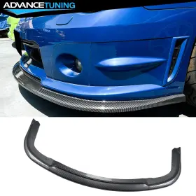 Adv-blf-swrx06sti23p-cfl Advancetuning Fits 06-07 Impreza Wrx Sti Style Front Bumper Lip Splitter Carbon Fiber Print Pp