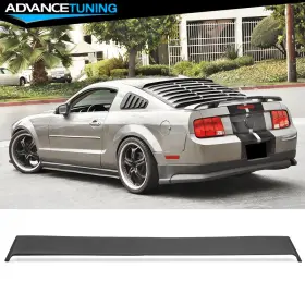 Adv-wdr-fm05-pu Advancetuning Fits 05-14 Ford Mustang 2-door Rear Windshield Visor Spoiler Top Wing Pur Black