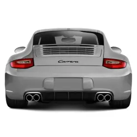 108940 Aero Function For Porsche 911 09-11 Af-2 Style Carbon Fiber Rear Diffuser