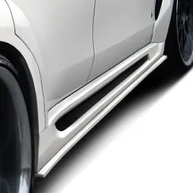 114155 Aero Function For Bmw X6 15-19 Af-1 Style Fiberglass Side Splitters Unpainted
