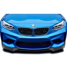 117886 Aero Function For Bmw M2 16-21 Af-1 Style Fiberglass Front Bumper Lip Splitter Unpainted