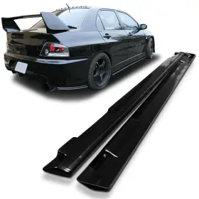 Bls-msev01oe Aeroxx Polyurethane Side Skirt For 01-07 Mitsubishi Evo 7 8 9