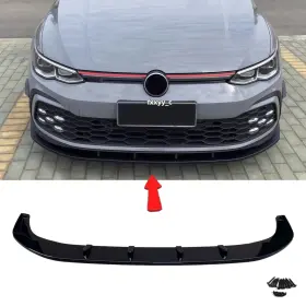 Fxd905us Aftermarket Products Gloss Black Front Splitter Lip Body Kit For Volkswagen Vw Golf Gti R Mk8 2022-25