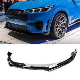 Fz-blf-fme21ik3p-a Aftermarket Products Fits 21-25 Ford Mustang Mach-e Pp Matte Black Front Bumper Lip Splitter Spoiler