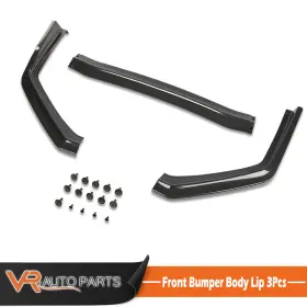 Allgood040116 Allgoodauto Carbon Fiber Front Bumper Lower Body Lip Black Fit For 2015-2020 Subaru Wrx Sti