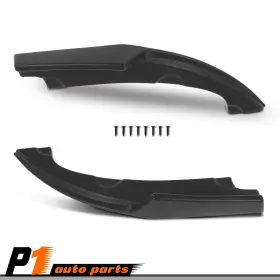 Allgood0402071 Allgoodauto Fit For 2016-2021 Honda Civic Sedan Add-on Rear Bumper Side Skirt Lip Splitter