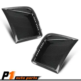 Allgood1125353 Allgoodauto Fit For 2008-2014 Subaru Wrx Sti 2pcs Carbon Fiber Front Bumper Side Air Vents