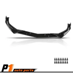Allgood112808 Allgoodauto Front Lip Splitter Fit For Honda Civic Ex Lx Sport Sedan 2016-2021 Glossy Black
