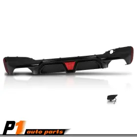 Allgood121034 Allgoodauto Fits Bmw G30/g31/g38 5 Series 2017-23 Rear Diffuser Lip M5 Cs Style With Led Light