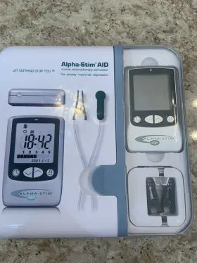 01-00857869005017-21-583852 Alpha-stim Aid Kit For Anxiety And Insomnia Depression Pre-owned