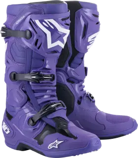 2010020-394-11 Alpinestars Tech 10 Boots Ultraviolet Black Sz 11