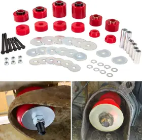 Amqp0772 Amauto Suspension 4.4123r Polyurethane Body Cab Mount Bushing Kit For Ford 1980-1998